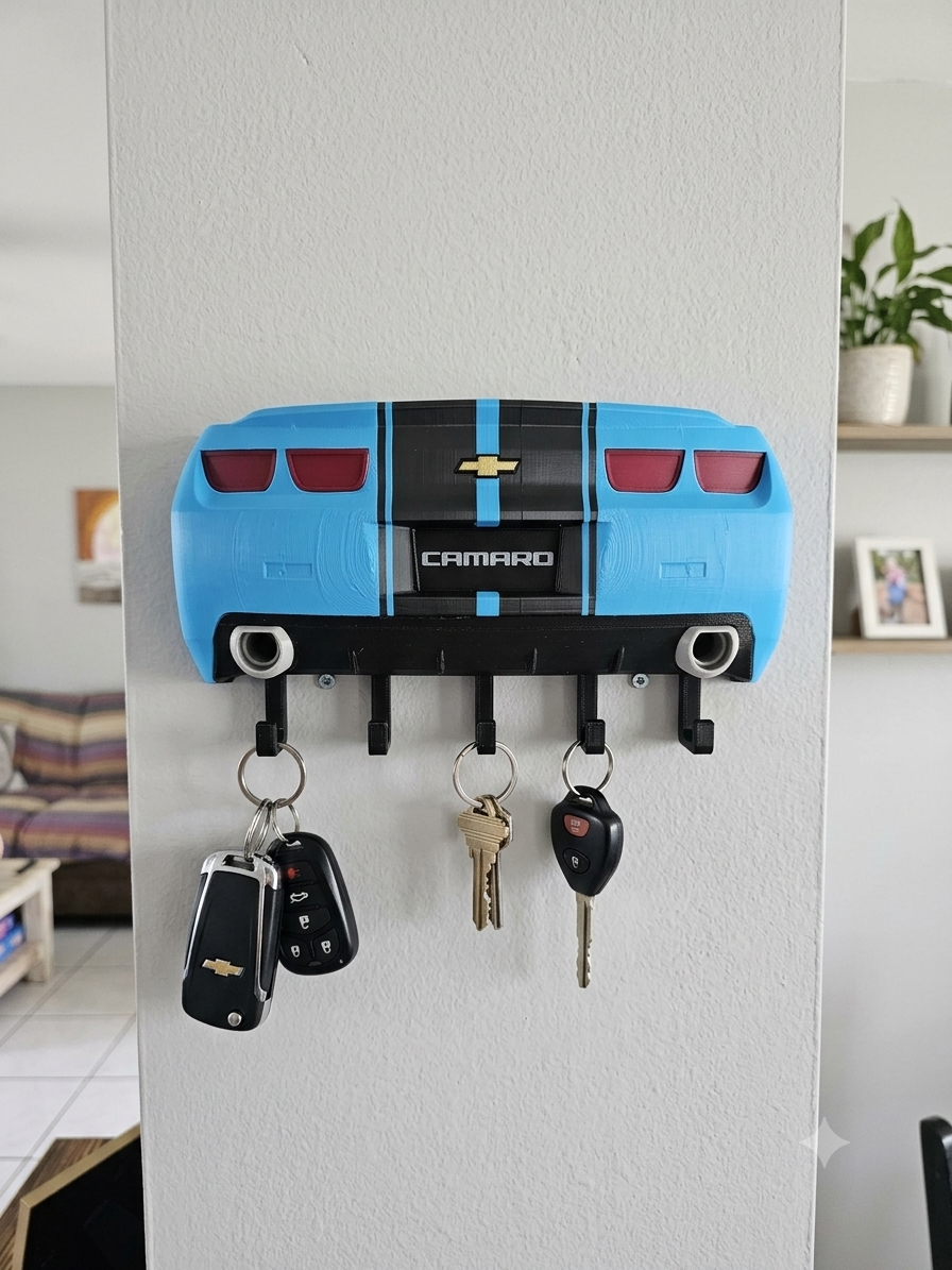 Camaro Wall Key Holder – Choose Your Color