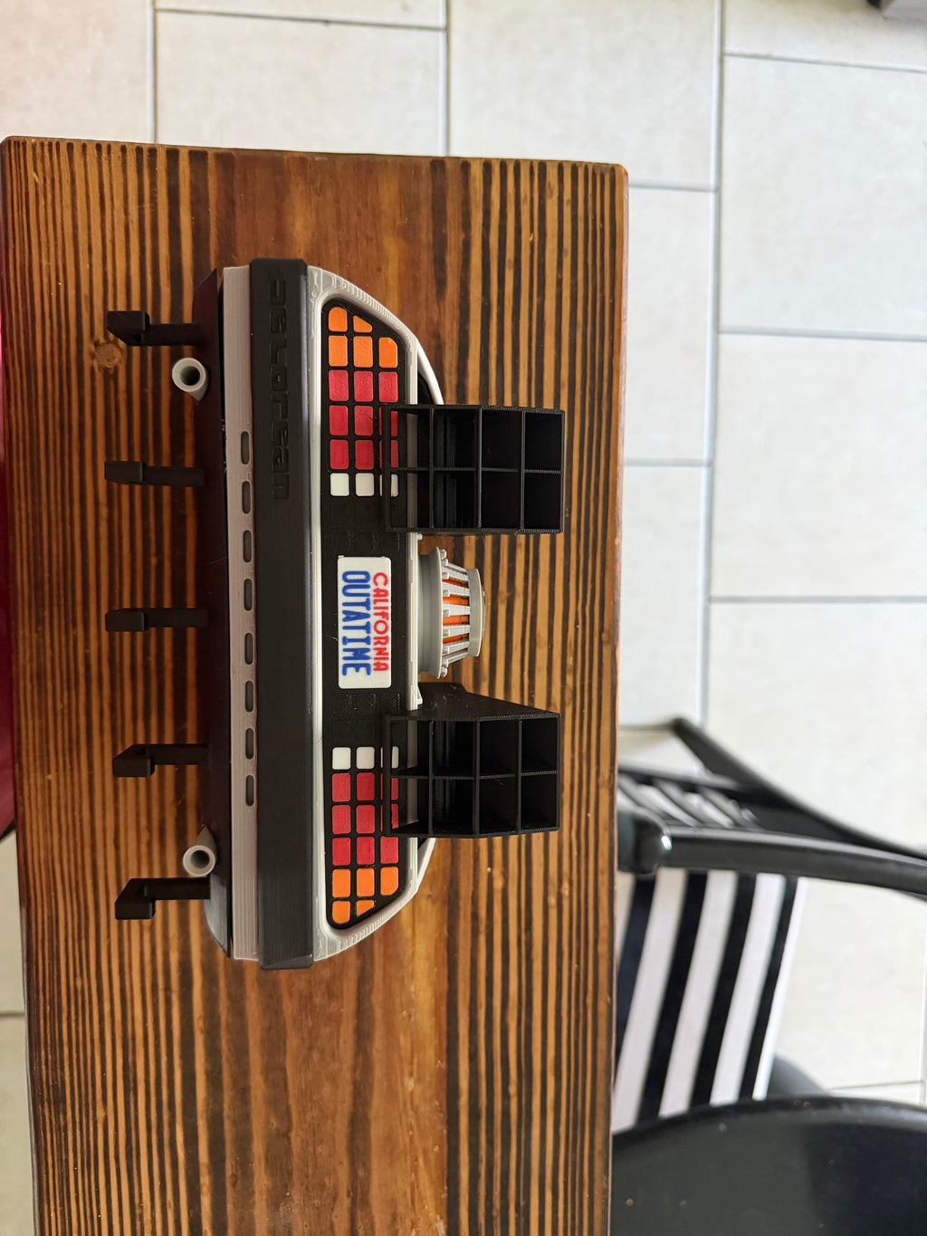 DeLorean Time Machine Key Holder