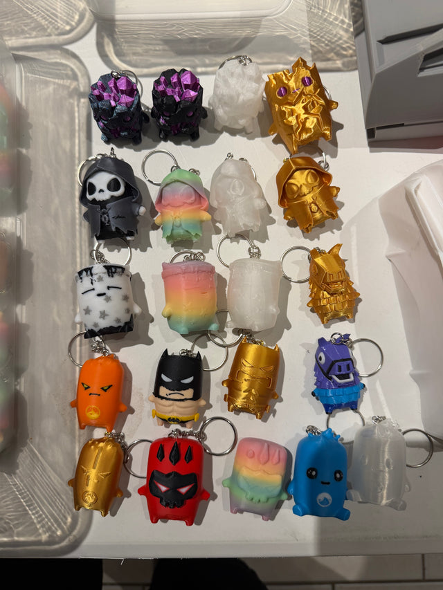 Fortnite-Inspired Sprite Keychain – Choose Your Character