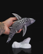 Great White Shark – Articulated Sculpture with Display Base