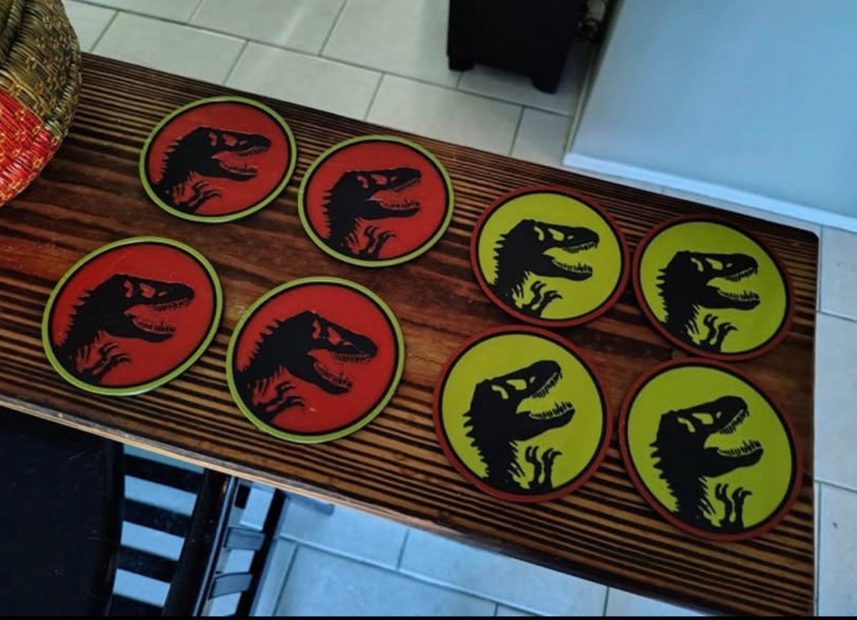 Jurassic Park/World Coaster Set