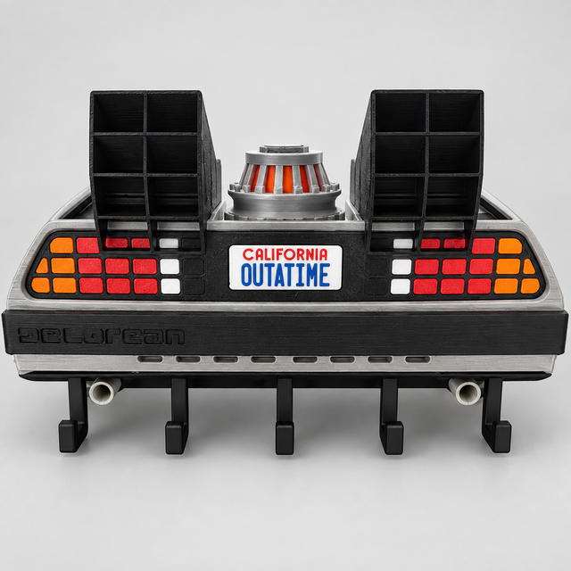 DeLorean Time Machine Key Holder
