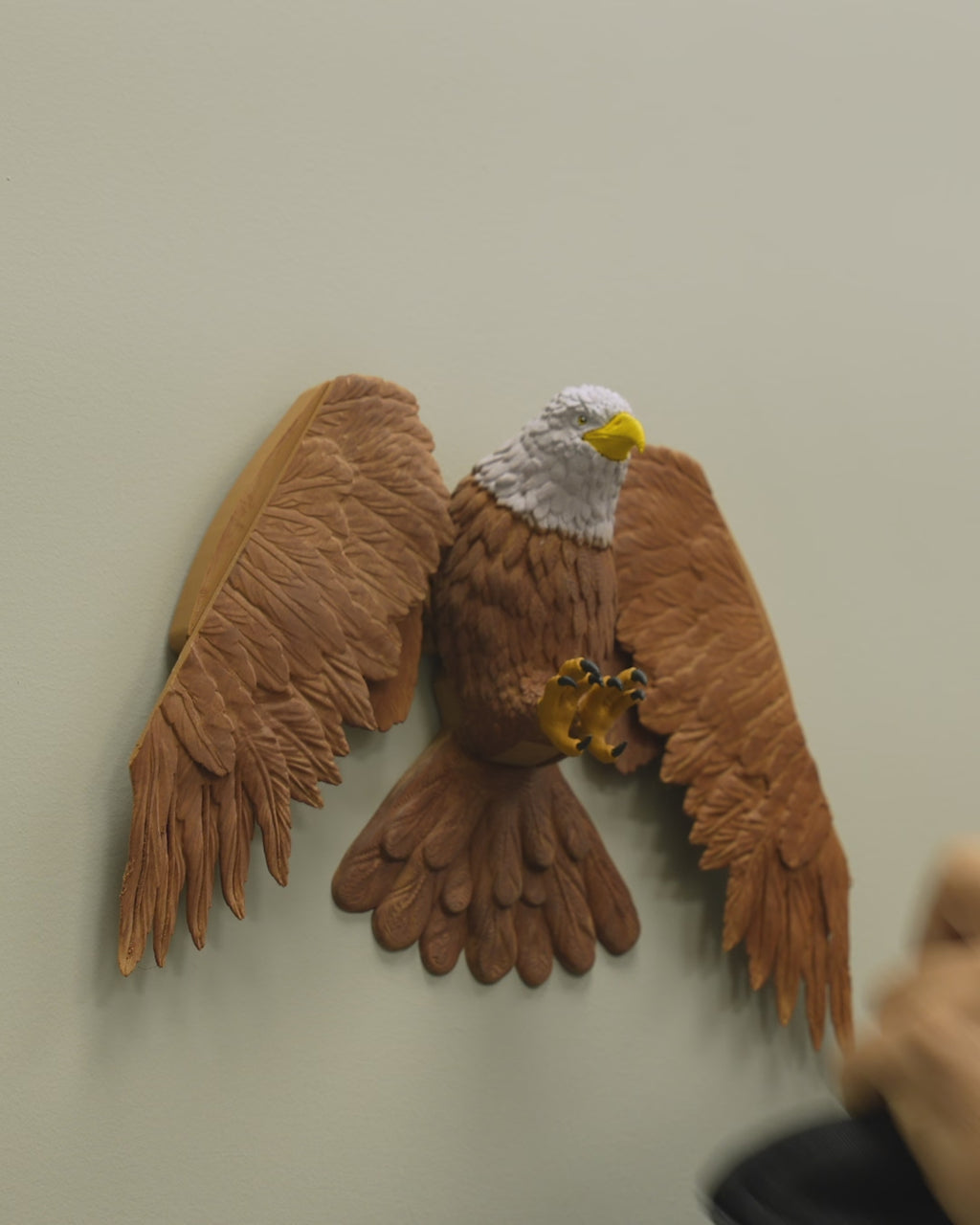 Eagle Coat Hanger – Spreading Wings Wall Hook