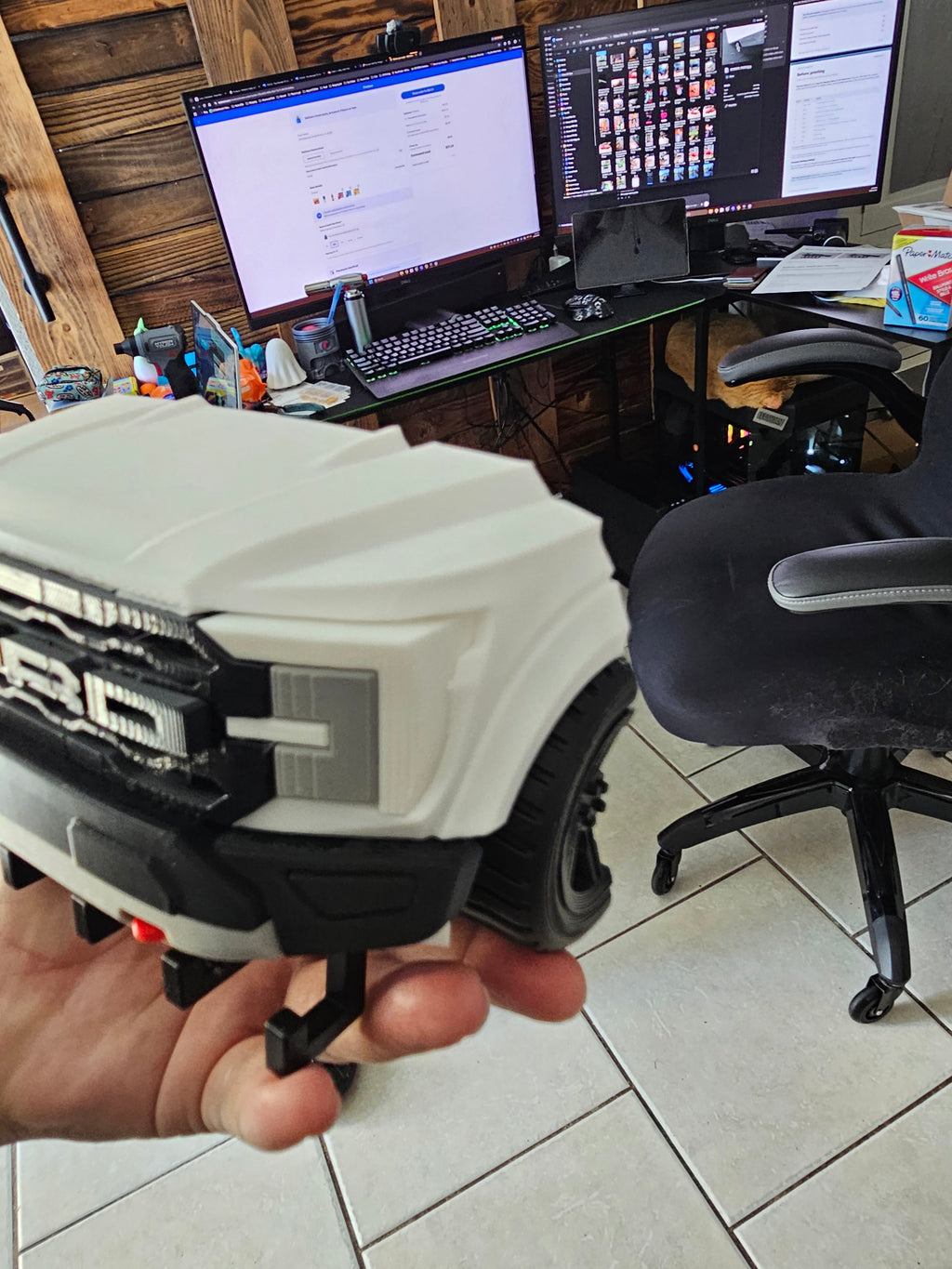 Ford Raptor Style Pickup Key Hanger