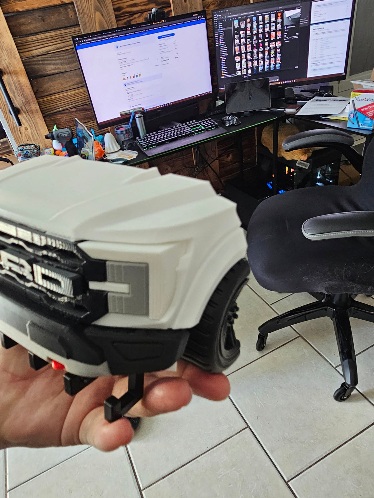 Ford Raptor Style Pickup Key Hanger
